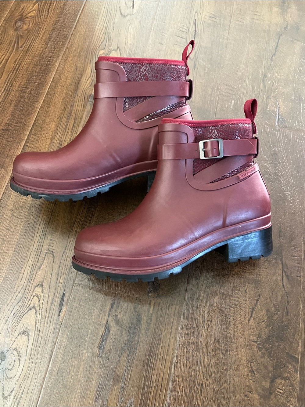 Women's Muck Liberty Ankle Rain Boots with Buckle Strap
